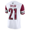 Custom #21 White 2022 WAS Football Shirt Top