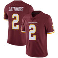 Custom #2 Burgundy WAS Football Shirt Top