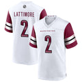 Custom #2 White WAS Football Shirt Top