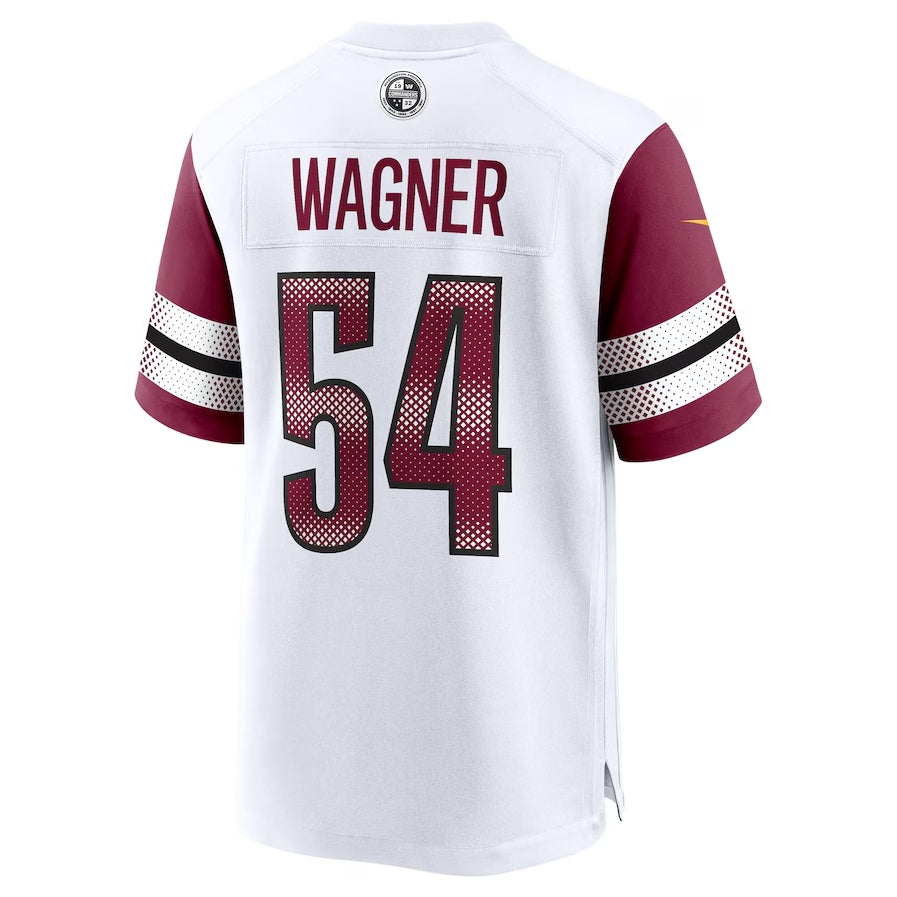 W.Commanders #54 Bobby Wagner Player White Home Game Football Jerseys