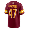 Custom #47 Burgundy WAS Football Shirt Top