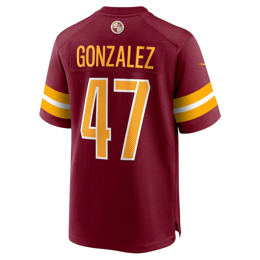 Custom #47 Burgundy WAS Football Shirt Top