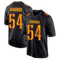 Custom #54 Carbon Black WAS Football Shirt Top