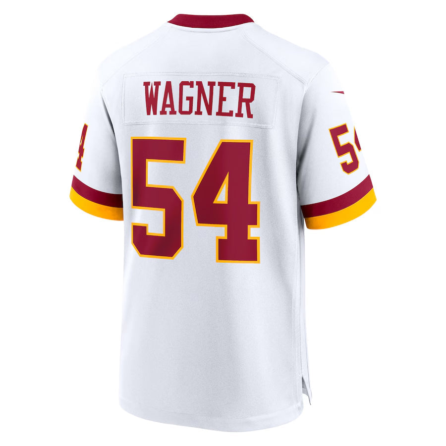 Custom #54 White WAS Football Shirt Top