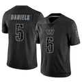 Custom #5 Black WAS Football Shirt Top
