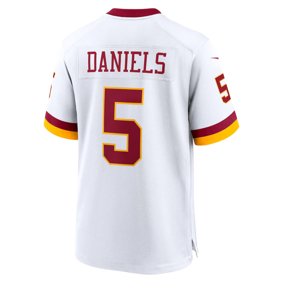Custom #5 White WAS Football Shirt Top