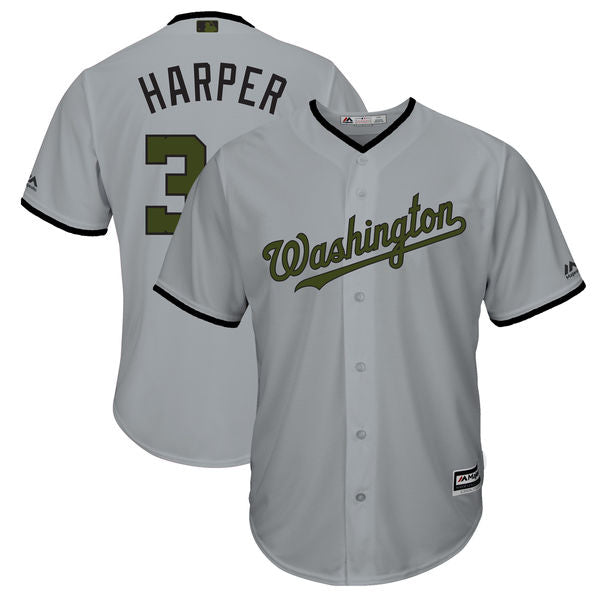 Custom 2018 #0 HARPER Retro Stitched Baseball Jersey - Classic Edition