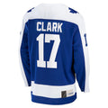 T.Maple Leafs #17 Wendel Clark Supporters Branded Breakaway Retired Player Jersey Blue Stitched American Hockey Jerseys