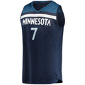 M.Timberwolves #7 Wendell Moore Jr. Supporters Branded 2022 Draft First Round Pick Fast Break Replica Player Jersey Icon Edition Navy Stitched American Basketball Jersey