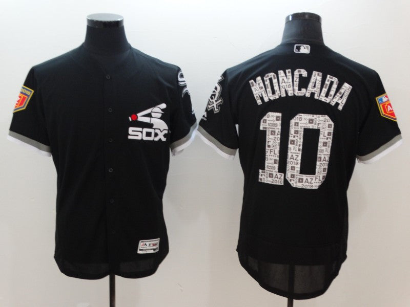 Custom 2018 #0 MONCADA Retro Stitched Baseball Jersey - Classic Edition