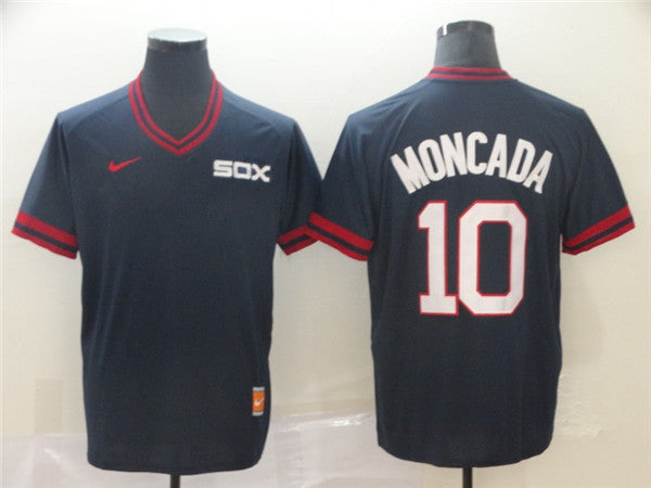 Custom #0 MONCADA Retro Stitched Baseball Jersey - Classic Edition