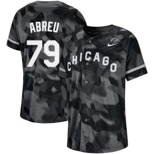 Custom #0 ABREU Retro Stitched Baseball Jersey - Classic Edition