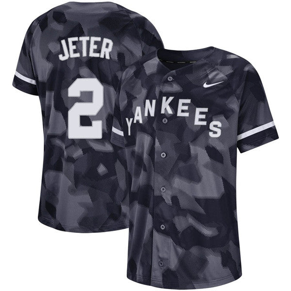 Custom #0 JETER Retro Stitched Baseball Jersey - Classic Edition