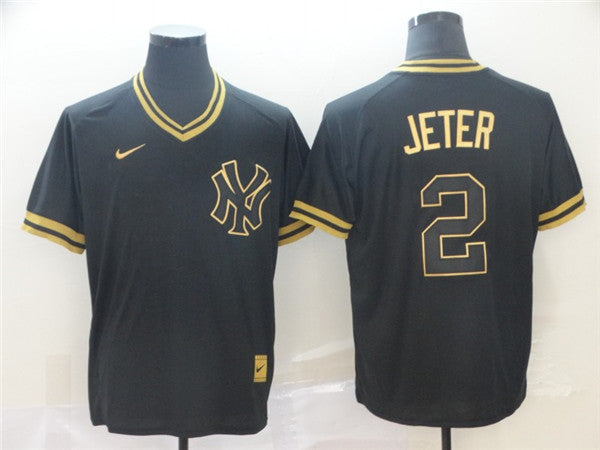 Custom #0 JETER Retro Stitched Baseball Jersey - Classic Edition