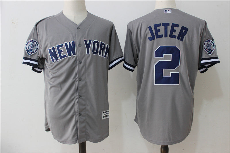 Custom #0 JETER Retro Stitched Baseball Jersey - Classic Edition