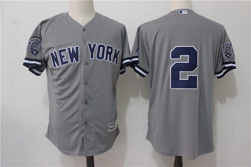 Custom #0 JETER Retro Stitched Baseball Jersey - Classic Edition