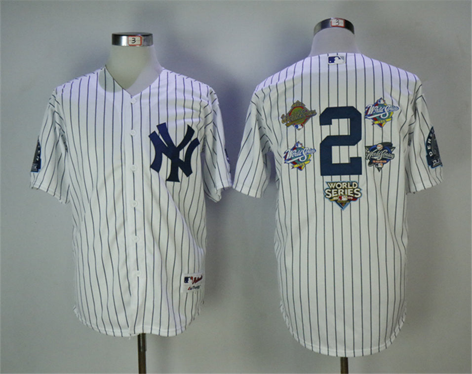Custom #0 JETER Retro Stitched Baseball Jersey - Classic Edition