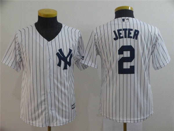 Custom #0 JETER Retro Stitched Baseball Jersey - Classic Edition