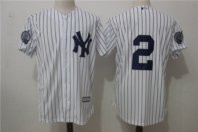 Custom #0 JETER Retro Stitched Baseball Jersey - Classic Edition
