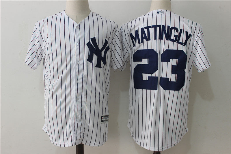 Custom #0 MATTINGLY Retro Stitched Baseball Jersey - Classic Edition