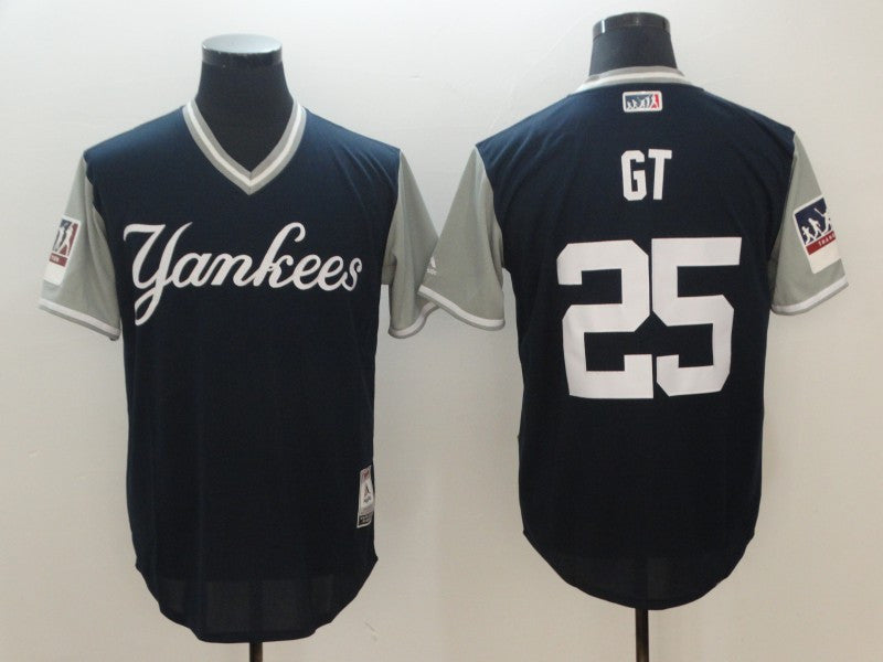 Custom 2018 #0 GT Retro Stitched Baseball Jersey - Classic Edition