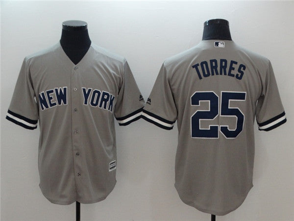 Custom #0 TORRES Retro Stitched Baseball Jersey - Classic Edition