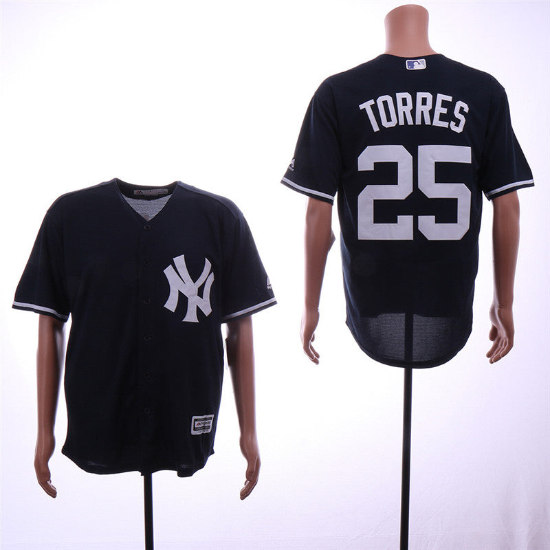 Custom #0 TORRES Retro Stitched Baseball Jersey - Classic Edition