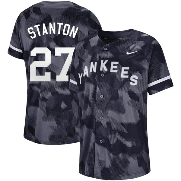 Custom #0 STANTON Retro Stitched Baseball Jersey - Classic Edition