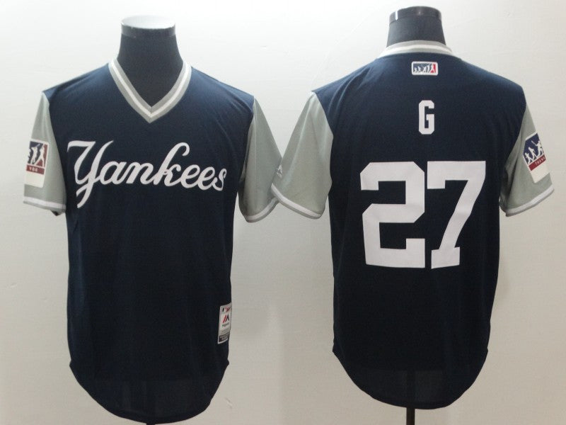 Custom 2018 #0 STANTON Retro Stitched Baseball Jersey - Classic Edition