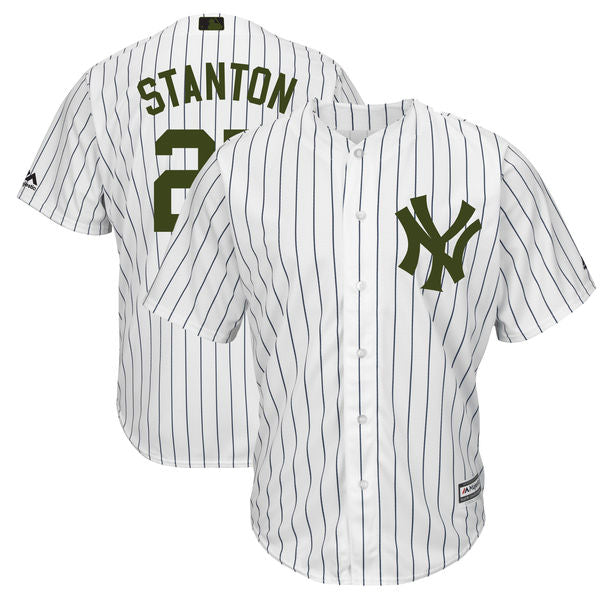 Custom 2018 #0 STANTON Retro Stitched Baseball Jersey - Classic Edition