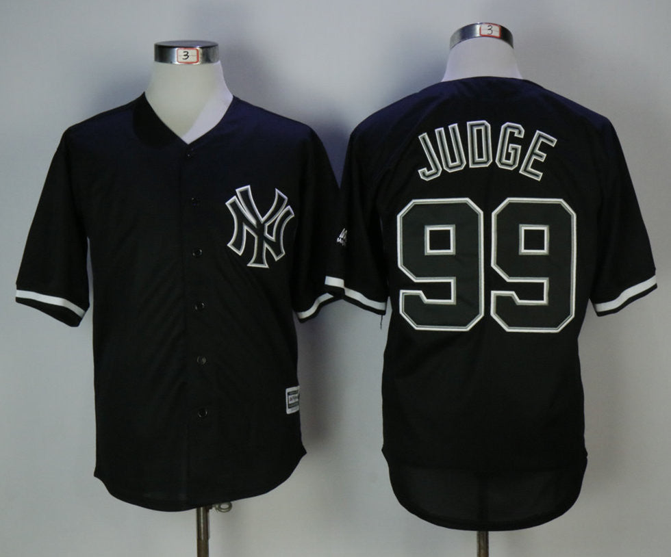 Custom #0 JUDGE Retro Stitched Baseball Jersey - Classic Edition