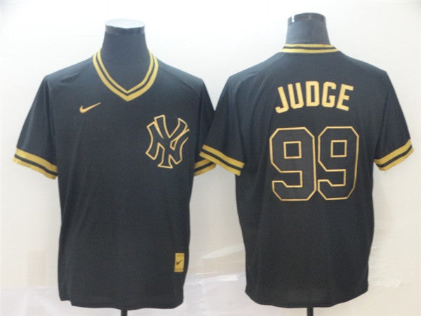 Custom #0 JUDGE Retro Stitched Baseball Jersey - Classic Edition