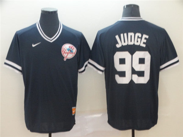 Custom #0 JUDGE Retro Stitched Baseball Jersey - Classic Edition
