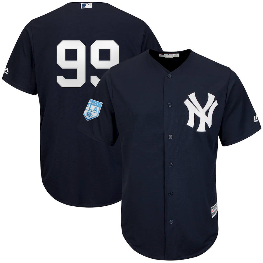 Custom 2019 #0 JUDGE Retro Stitched Baseball Jersey - Classic Edition