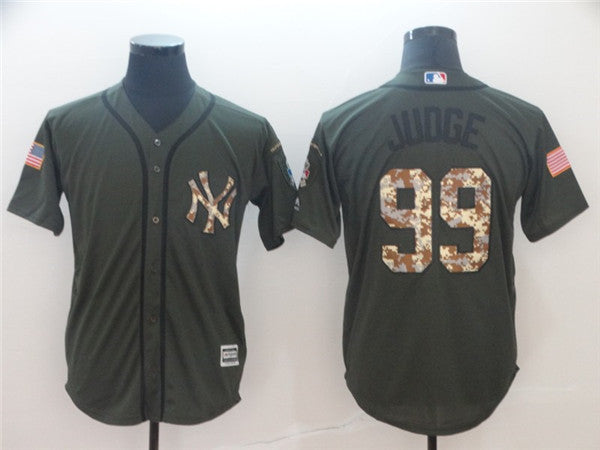 Custom #0 JUDGE Retro Stitched Baseball Jersey - Classic Edition