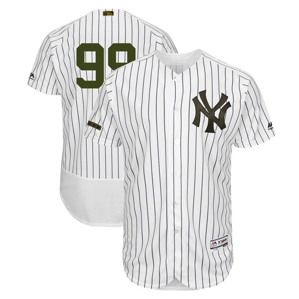 Custom 2018 #0 JUDGE Retro Stitched Baseball Jersey - Classic Edition