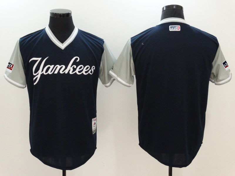 Custom 2018 #0 YANKEES Retro Stitched Baseball Jersey - Classic Edition