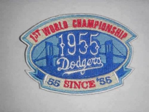Custom 1955 #0 DODGERS Retro Stitched Baseball Jersey - Classic Edition