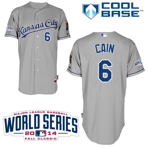 Custom 2014 #6 CAIN Retro Stitched Baseball Jersey - Classic Edition