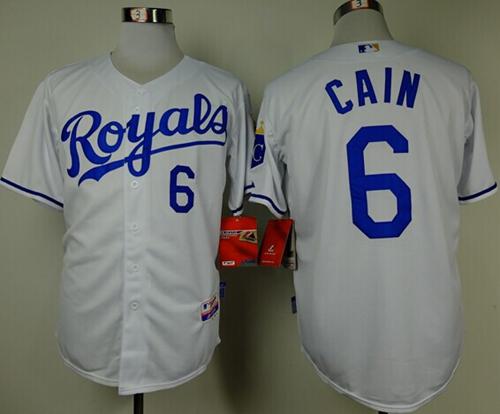 Custom #6 CAIN Retro Stitched Baseball Jersey - Classic Edition