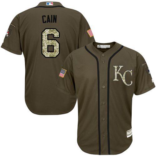 Custom #6 CAIN Retro Stitched Baseball Jersey - Classic Edition