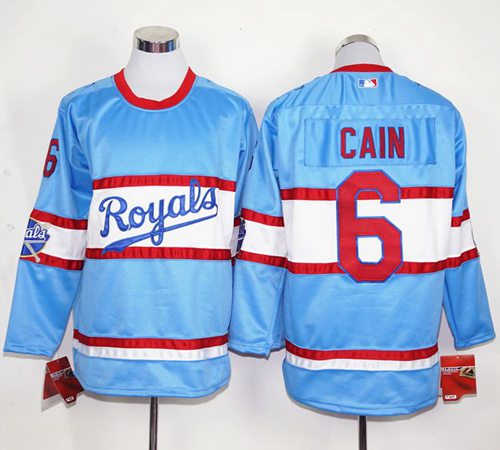 Custom #6 LIGHT Retro Stitched Baseball Jersey - Classic Edition