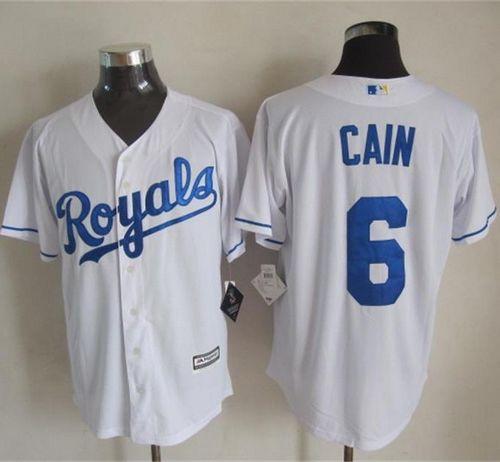 Custom #6 CAIN Retro Stitched Baseball Jersey - Classic Edition