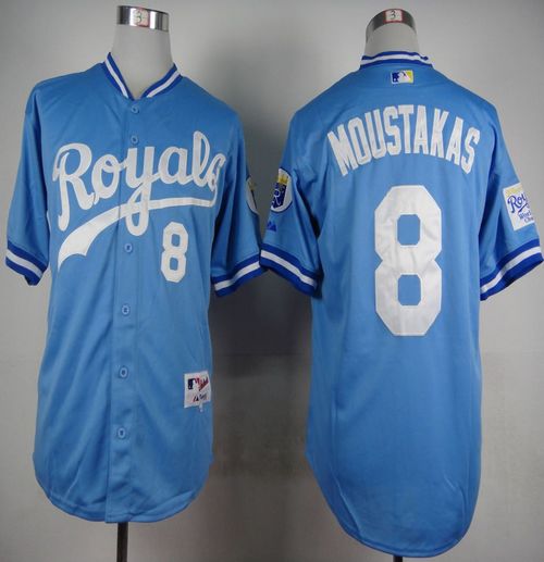 Custom 1985 #8 LIGHT Retro Stitched Baseball Jersey - Classic Edition