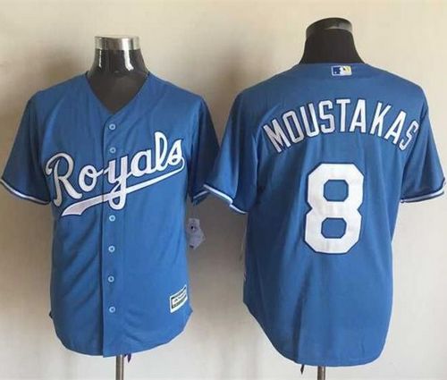 Custom #8 LIGHT Retro Stitched Baseball Jersey - Classic Edition