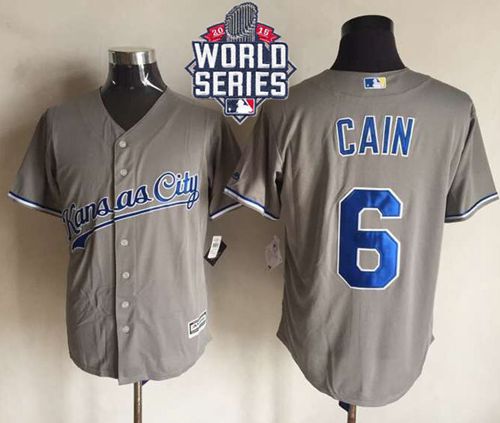 Custom 2015 #6 CAIN Retro Stitched Baseball Jersey - Classic Edition