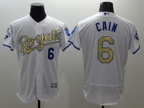Custom 2015 #6 CAIN Retro Stitched Baseball Jersey - Classic Edition