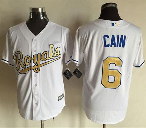 Custom 2015 #6 CAIN Retro Stitched Baseball Jersey - Classic Edition