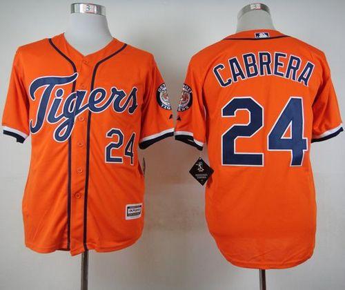 Custom #24 CABRERA Retro Stitched Baseball Jersey - Classic Edition