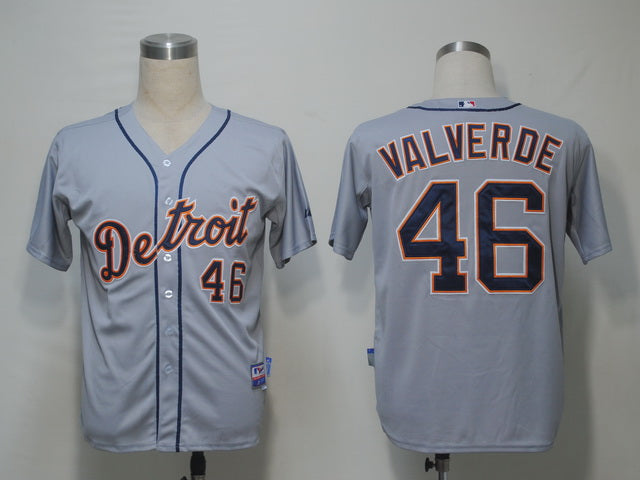 Custom #46 VALVERDE Retro Stitched Baseball Jersey - Classic Edition